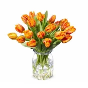Αϊντχόβεν λουλούδια- Λουλούδια Amber Embrace Λουλούδι Παράδοση