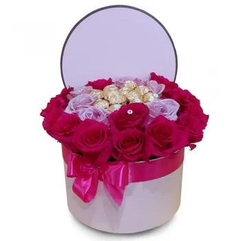 סנט מארטן חנות פרחים באינטרנט - צ'רי קראש זר פרחים