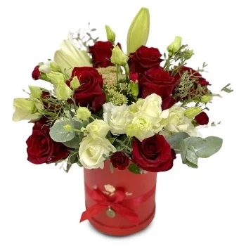 flores Estonia floristeria -  Caja de flores Ramos de  con entrega a domicilio