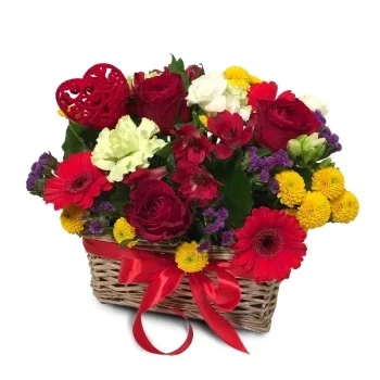 Aadma flori- Dragoste colorată Floare Livrare