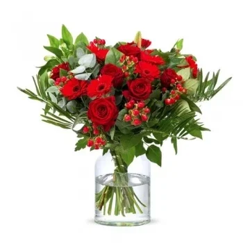 Де Сантбринке цветя- Страстно смесено цвете Цвете Доставка