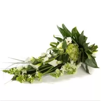 Copenhagen flowers  -  Funeral bouquet white Flower Delivery