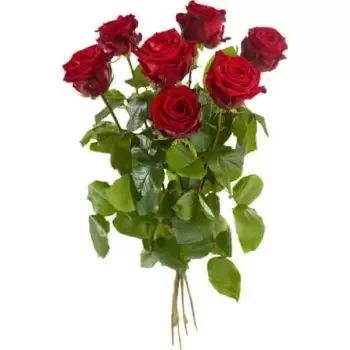 Bern flowers  -  Large-flowered red roses Delivery