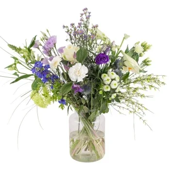 Белгия цветя- Спокоен букет от здрач Цвете Доставка