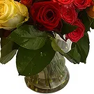 Aalst bloemen bloemist- luxe boeket van gemengde rozen Boeket/bloemstuk