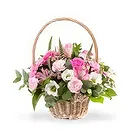 Budapest flowers  -  PINK PICNIC - FLOWER BASKET Flower Bouquet/Arrangement