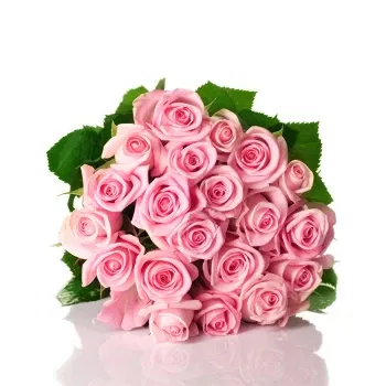بائع زهور صقلية- باقة من الورد الوردي