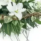 Ducos Blumen Florist- Blumenstrauß aus weißer Lilie aus Alicante Bouquet/Blumenschmuck