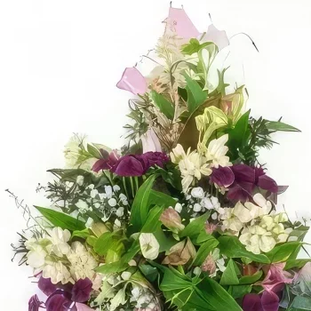 Бордо цветя- Ръчно изработен спрей за цветя Афродита Букет/договореност цвете