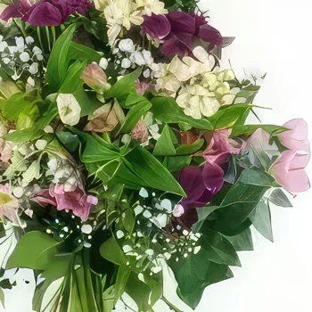 Λιλ λουλούδια- Αφροδίτη χειροποίητο σπρέι λουλουδιών Μπουκέτο/ρύθμιση λουλουδιών