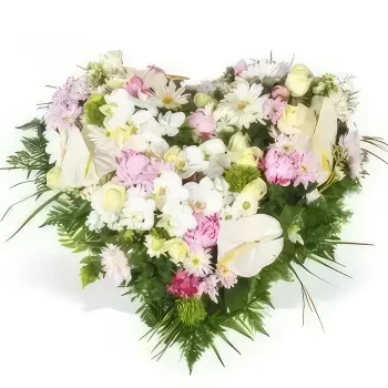 Pau blomster- Ærkeengel sørgende hjerte Blomst buket/Arrangement