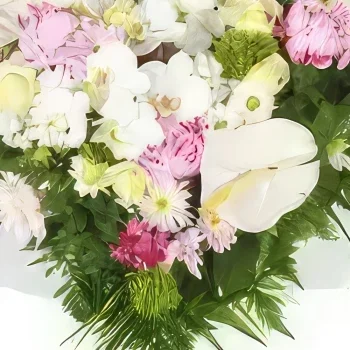 Στρασβούργο λουλούδια- Πένθιμη Καρδιά Αρχαγγέλου Μπουκέτο/ρύθμιση λουλουδιών