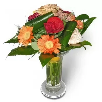 Krakau bloemen bloemist- Oranje toevoeging Boeket/bloemstuk