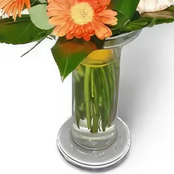 Krakau bloemen bloemist- Oranje toevoeging Boeket/bloemstuk