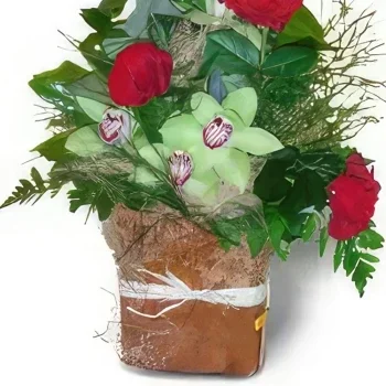 fiorista fiori di Varsavia- Scatola di lusso Bouquet floreale