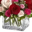 Ad Dilam blomster- 24 Blandede roser Blomsterarrangementer bukett