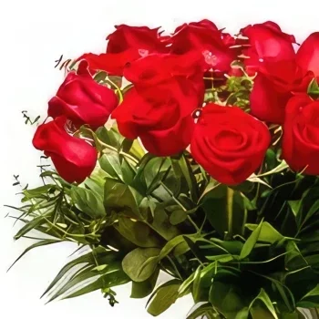 Cordoba blomster- Versalles røde roser Blomst buket/Arrangement