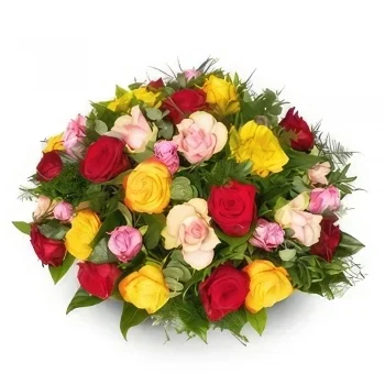 Groningen cvijeća- Bidermajer miješane boje Cvjetni buket/aranžman