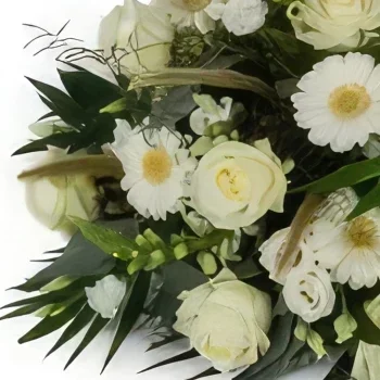 fiorista fiori di Almere- Biedermeier bianco (classico) Bouquet floreale