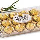 Chile flowers  -  Bouquet of 3 White Roses and Chocolate Flower Bouquet/Arrangement