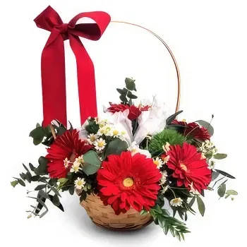 fleuriste fleurs de Calheta- Panier De Bonheur Fleur Livraison