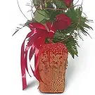 Lublin flowers  -  Red One Flower Bouquet/Arrangement
