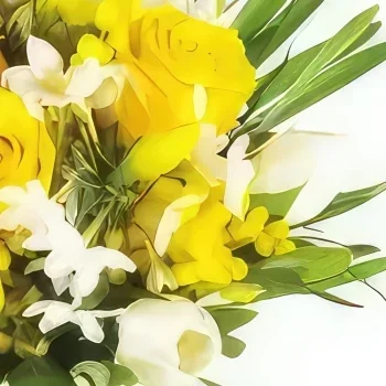 Pau-virágok- Boucle d'Or Bouquet Virágkötészeti csokor