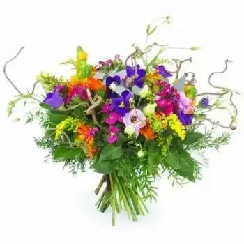 Ailhon kwiaty- Bukiet z musującego neapolitańskiego kraju Kwiat Dostawy