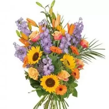 GrandRiviere online Blomsterhandler - Horisont sørgebuket Buket