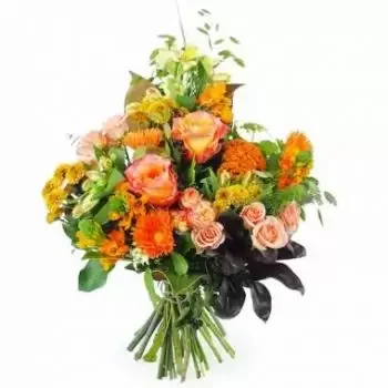 Γαλλική Γουιάνα σε απευθείας σύνδεση ανθοκόμο - Φθινοπωρινό μπουκέτο λουλουδιών Κωνσταντινούπ Μπουκέτο