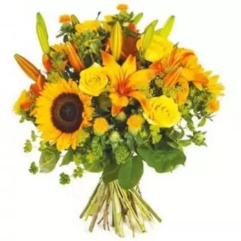 Calzan Fleuriste en ligne - Bouquet de fleurs jaunes Soleil Bouquet
