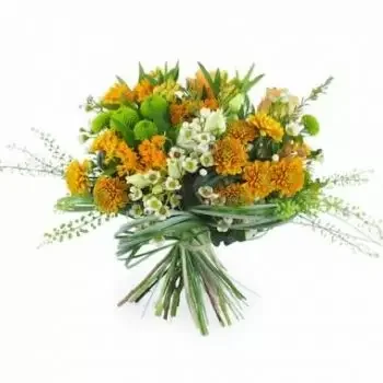 Bordeaux Blumen Florist- Bouquet Von Orangefarbenen Blumen Turin