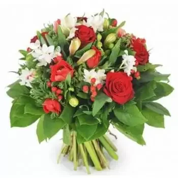 Abbeville-Saint-Lucien kwiaty- Bukiet sezonowy dżentelmena Kwiat Dostawy
