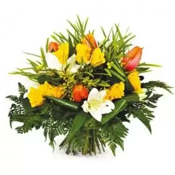 Alembon kwiaty- Bukiet kwiatów pomarańczy Kwiat Dostawy