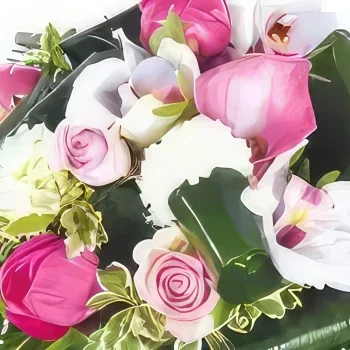 ליל פרחים- זר פרחים קריביים זר פרחים/סידור פרחים