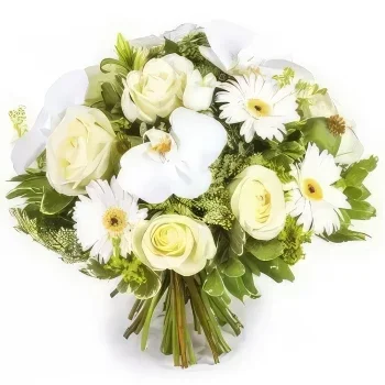 Στρασβούργο λουλούδια- Μπουκέτο λουλούδια Dream White Μπουκέτο/ρύθμιση λουλουδιών