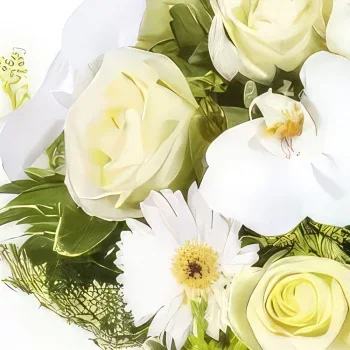 Bordeaux květiny- Kytice květin Dream White Kytice/aranžování květin