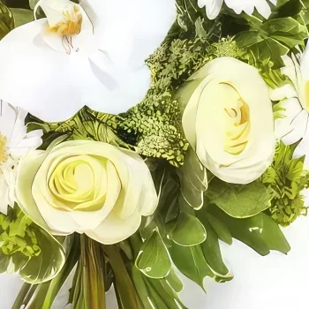 Στρασβούργο λουλούδια- Μπουκέτο λουλούδια Dream White Μπουκέτο/ρύθμιση λουλουδιών