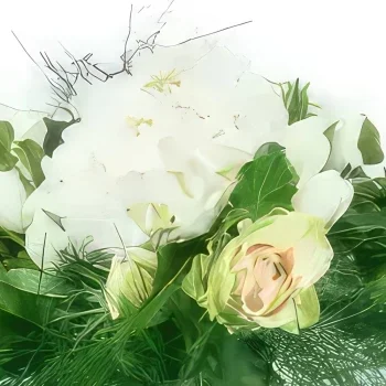 파리 꽃- 꽃다발 Hortense 꽃다발/꽃꽂이