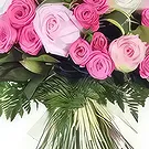 Basse-Pointe blomster- Buket lyserøde roser Pompadour Blomst buket/Arrangement