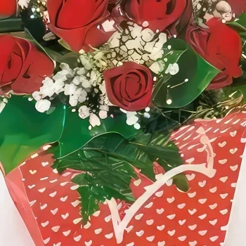 Lijepo cvijeća- Buket crvenih ruža Milano Cvjetni buket/aranžman