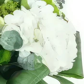 flores de Pau- Buquê de flores brancas sóbrias Castres Bouquet/arranjo de flor