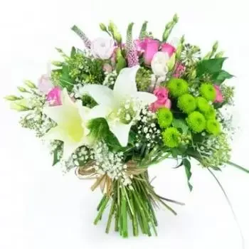 Toulouse flowers  -  Round bouquet of flowers Lily Rose Delivery