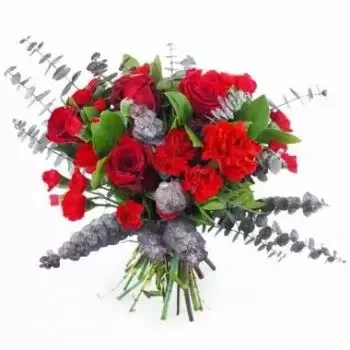 Abbecourt kwiaty- Wspaniały okrągły bukiet z Frankfurtu Kwiat Dostawy