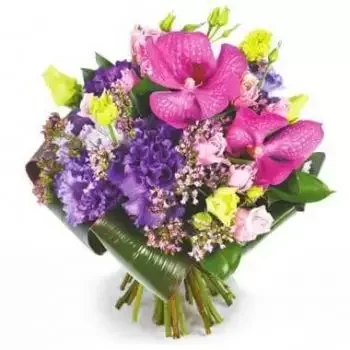 Monaco flowers  -  Pearl of O round bouquet Flower Delivery