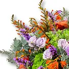 United Arab Emirates flowers  -  Bouquet with Orange Roses and Green Hydrangea Flower Bouquet/Arrangement
