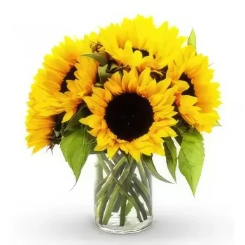 ดอกไม้ คาซาบลังก้า - Sunny Delight ช่อดอกไม้/การจัดวางดอกไม้