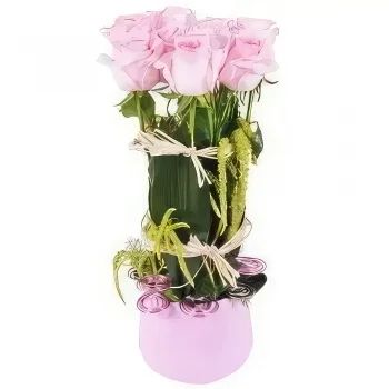 fleuriste fleurs de Paris- Fagot de roses Allons voir si la rose... Bouquet/Arrangement floral