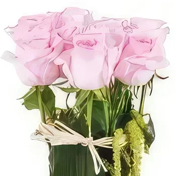 fleuriste fleurs de Paris- Fagot de roses Allons voir si la rose... Bouquet/Arrangement floral