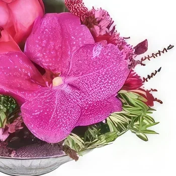 Bordeaux kukat- Candy Rose -kukkaasetelma Kukka kukkakimppu